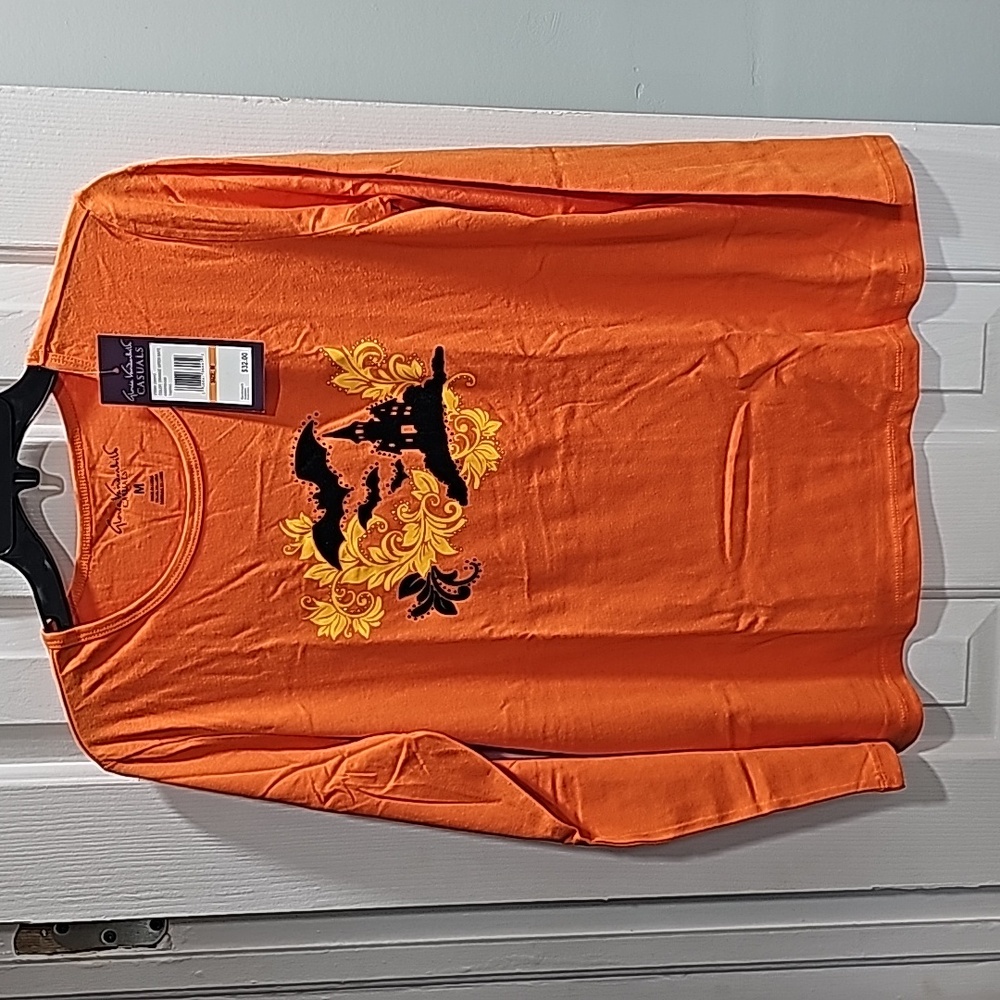Gloria Vanderbilt Halloween Shirt - Picture 1 of 11